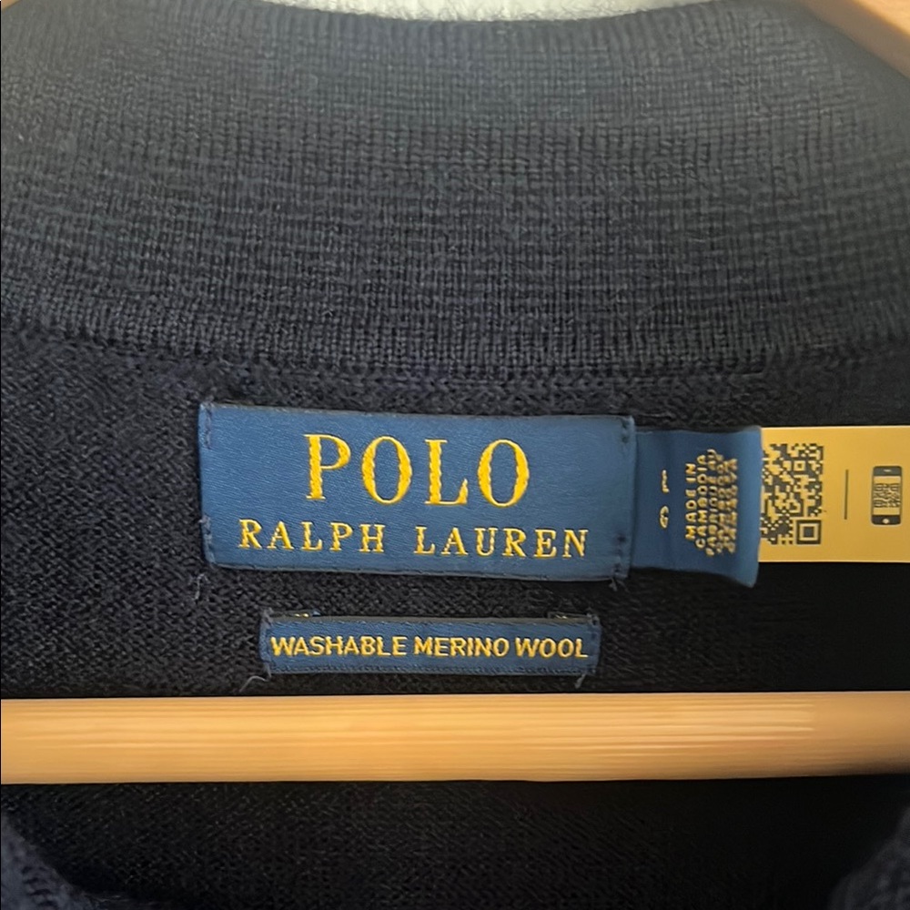 Polo by Ralph Lauren Blue Long Sleeve Sweater - Picture 2 of 4